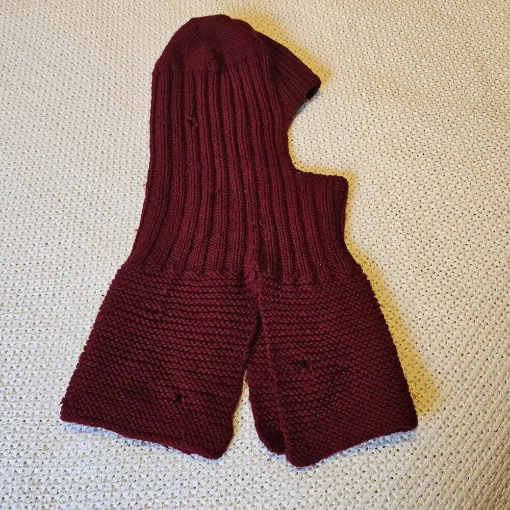 Vintage Handmade Knit Ski Mask 90's
